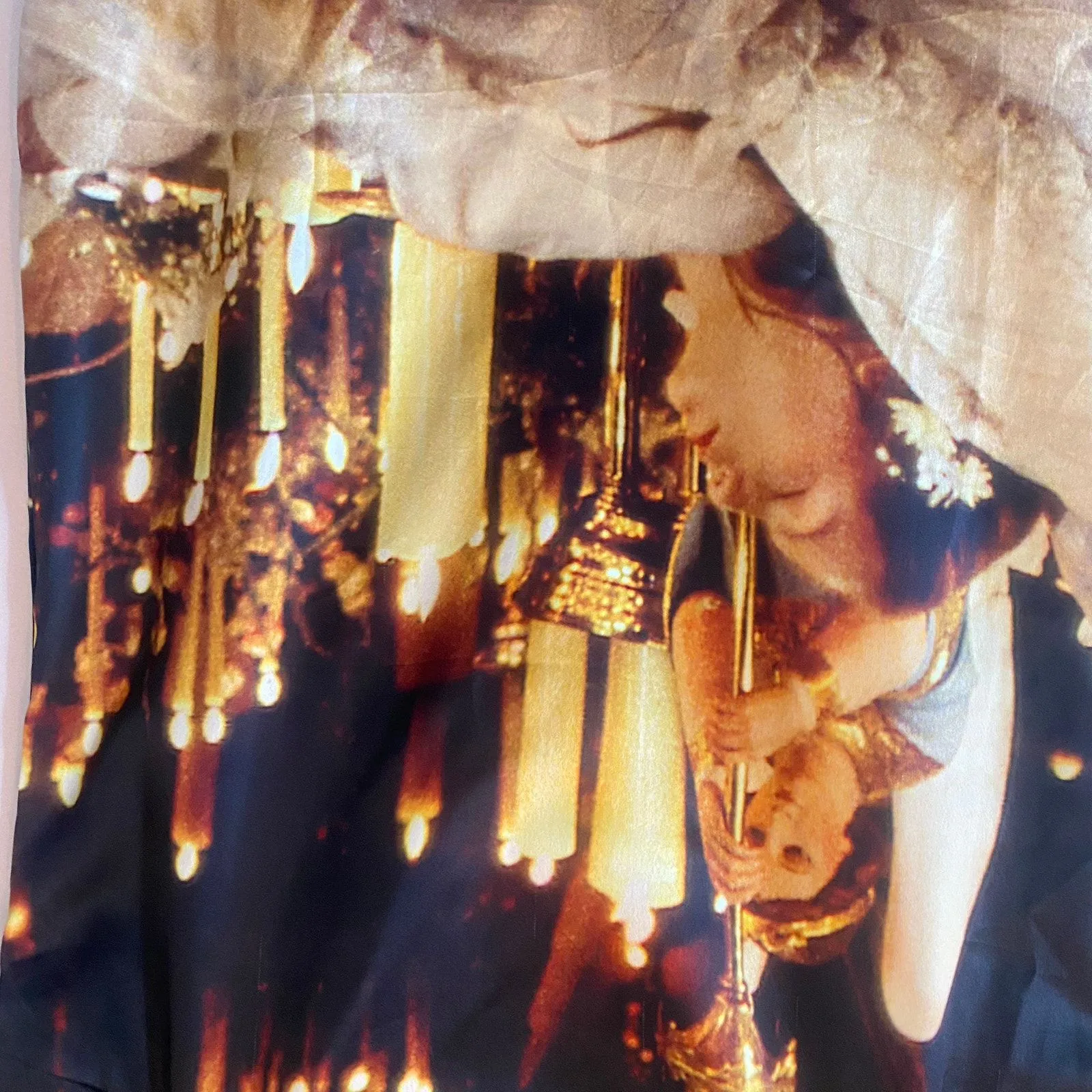 Forever 21 Romeo and Juliet Gothic Angel Strappy Mini Dress Women's size OX - Image 4