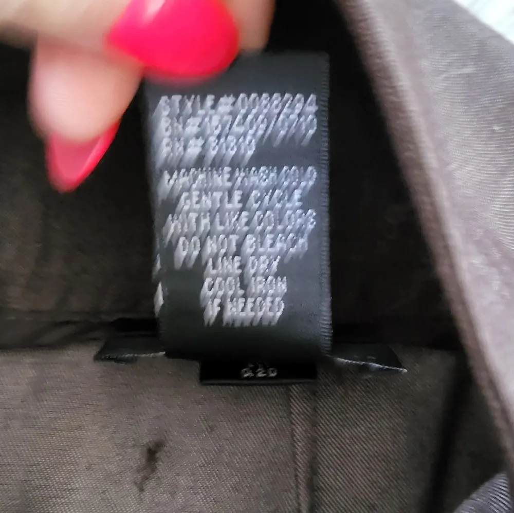 B Wear Byer California Gray Sailor Button Pencil Skirt Size 3 - Image 6