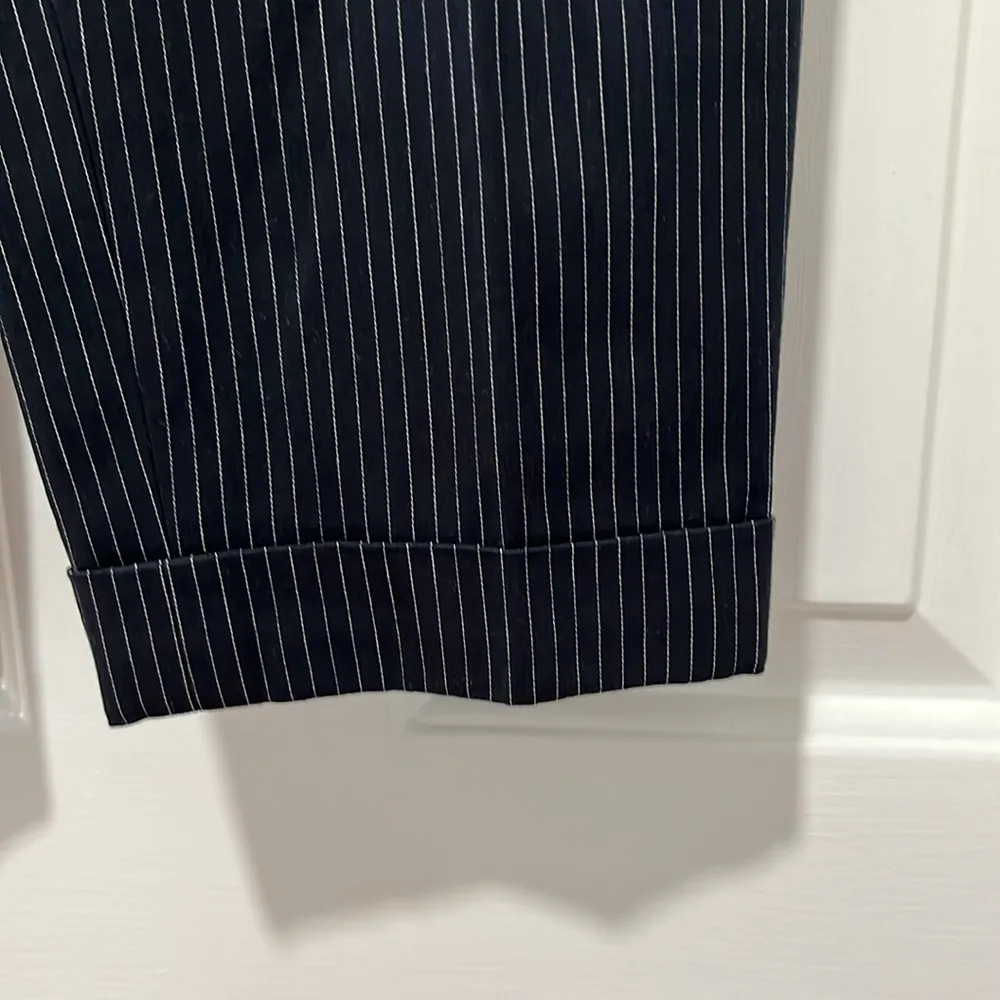 Signature Pin Stripe Pants Excellent Condition - Image 3