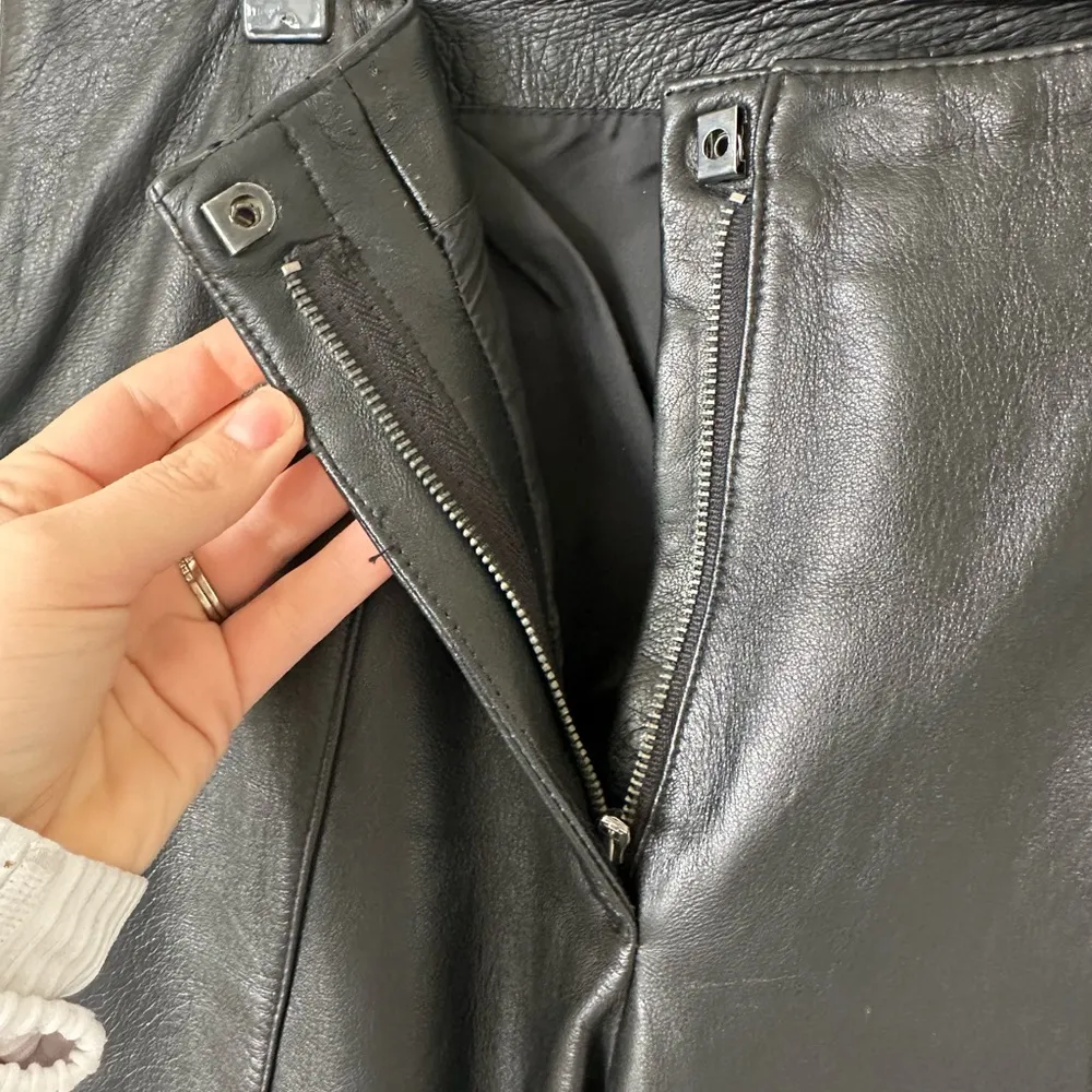 Wilson Leather 100% Leather Bootcut Pants 4 - Image 5