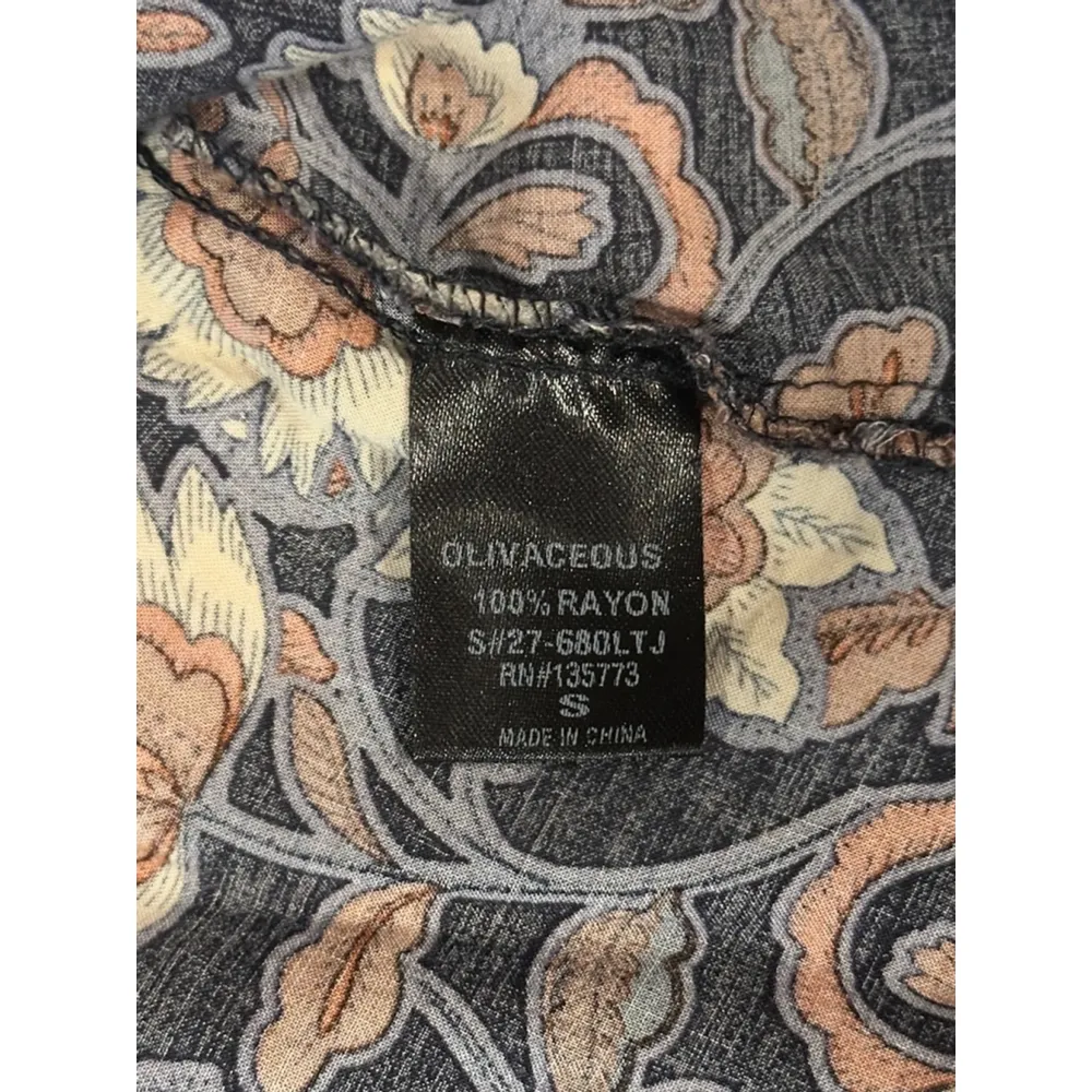 Olivaceous Small Floral Boho Top - Image 9