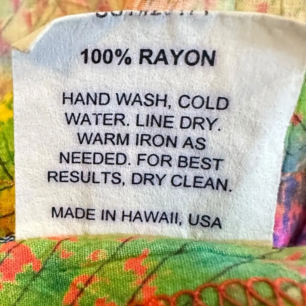 Vintage 90s Jams World Tank Top Hawaiian Hibiscus Tropica Size XS Beach Summer - Image 9