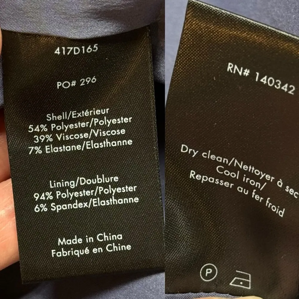 Elizabeth and James Hadley Mini Dress in Ponte Indigo Fit & Flare Size 8 - Image 12