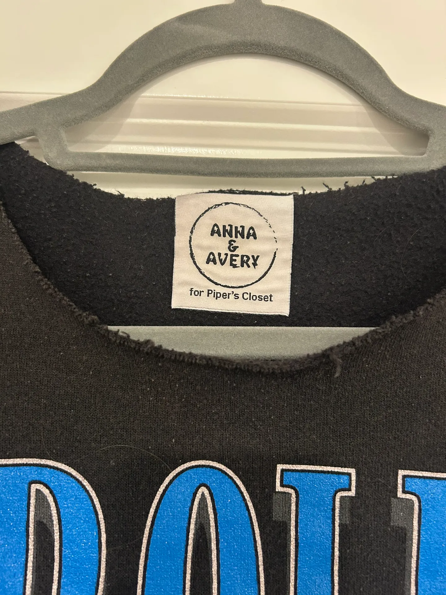 Carolina Panther Crewneck Black Size M - Image 2
