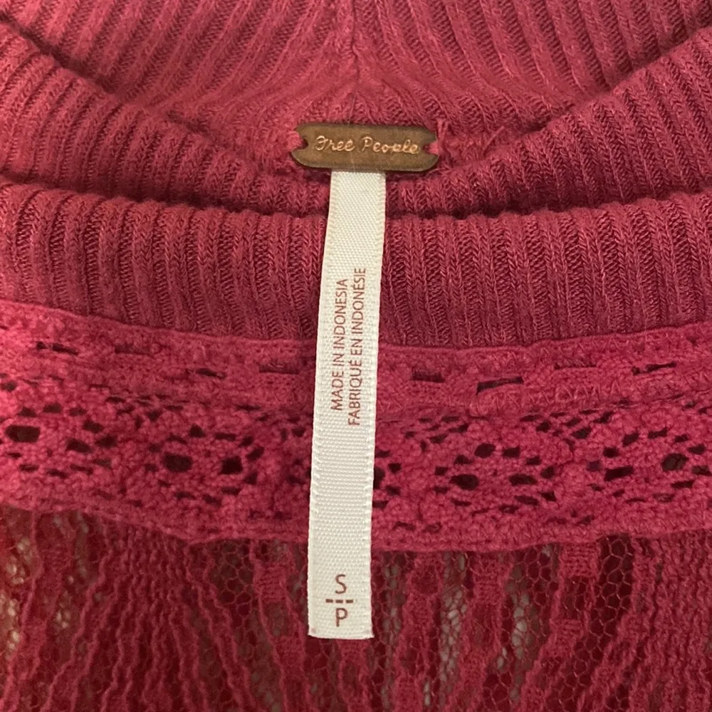 Free People Lace Neck Long Sleeve - Image 3