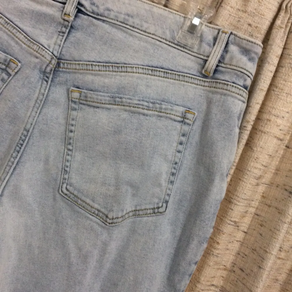 Flex Magic Waistband High Rise Straight Leg Jeans - Image 11