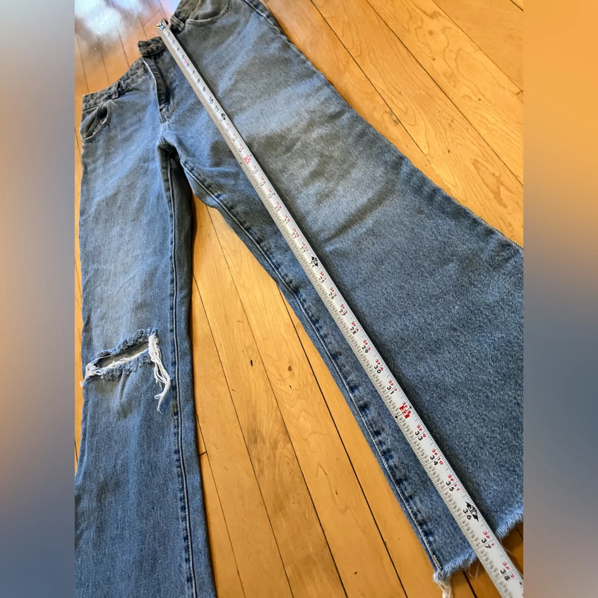 Rolla’s East Coast Crop Flare Blue Jeans Size 28 - Image 6