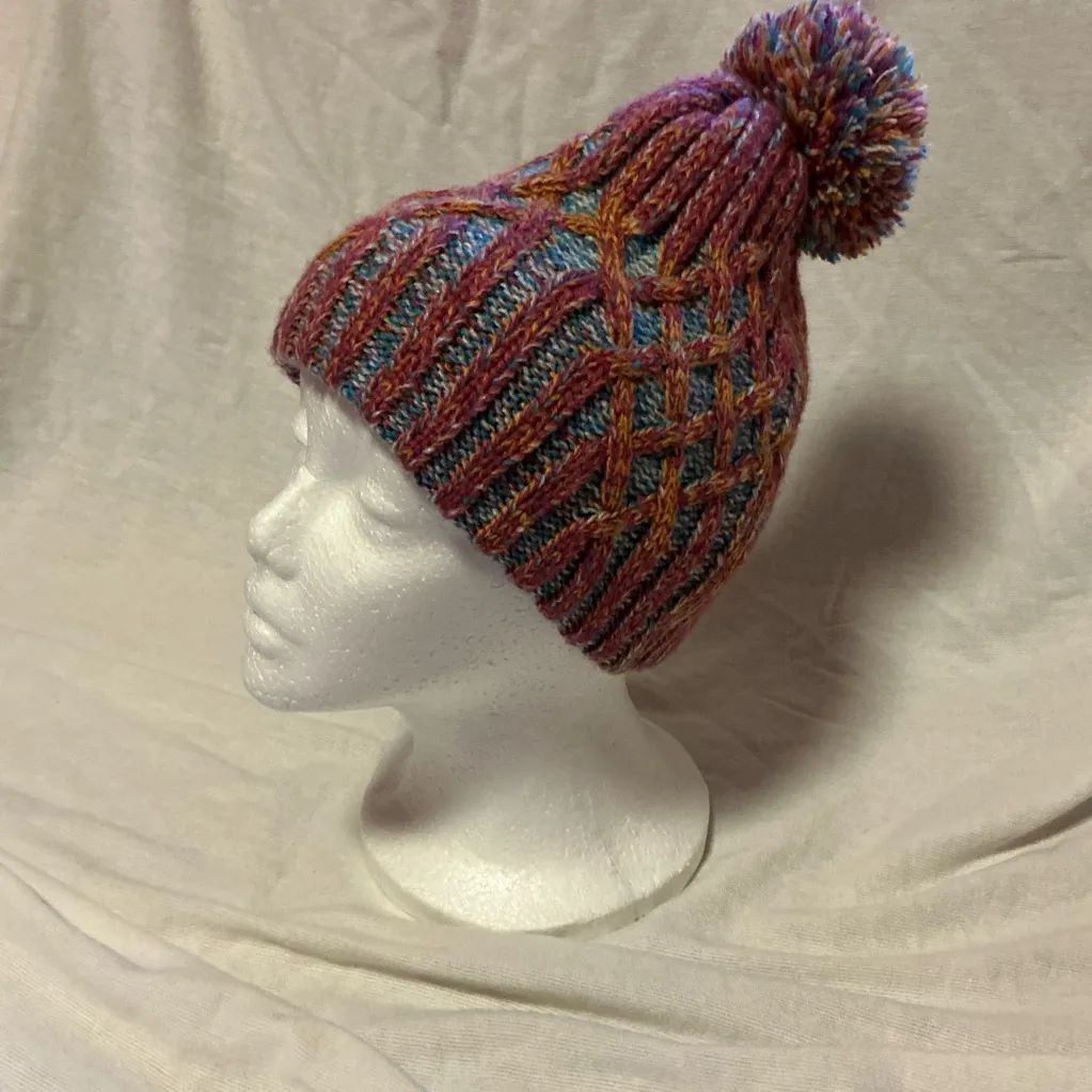 Spyder bright multicolor pom hat - Image 12