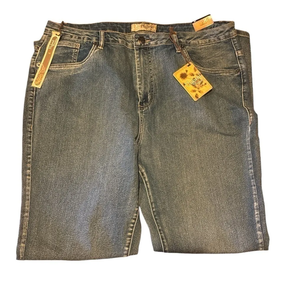 Hybrid & Company Super Comfy Stretch Denim 5 Pocket Jeans - Image 2