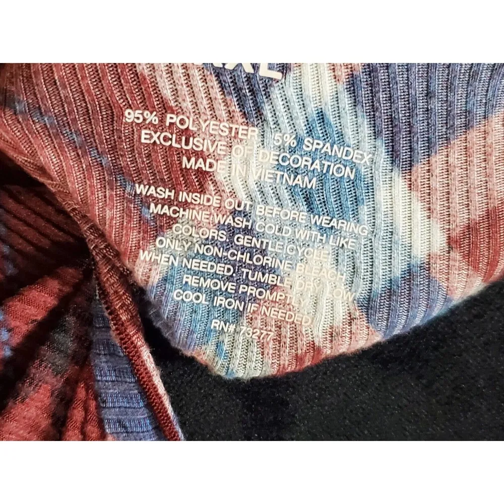 So Women's Multicolor Polyester Mock Neck Long Sleeve Knee Length Dress Size 2XL - Image 10