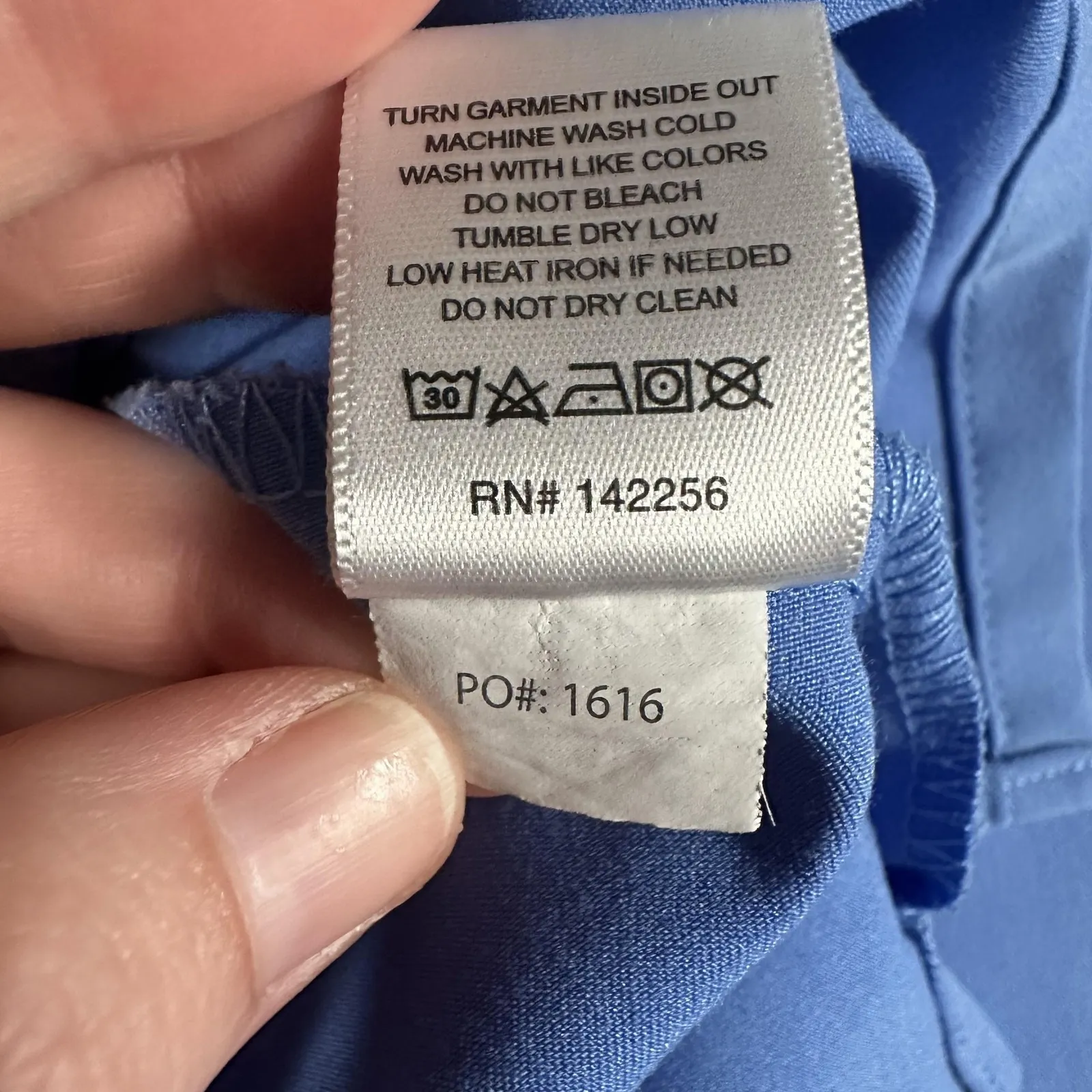 FIGS Technical Collection Scrub Set Womens Medium Ceil Blue V Neck Top Pants - Image 10