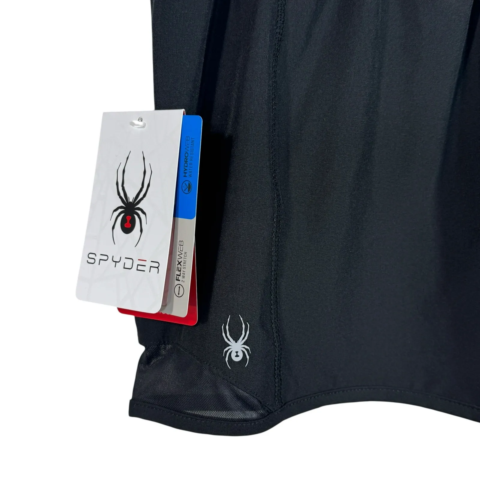 Spyder Large Active Shorts Pull-On Quick-Dry Zip Pocket Stretch Lightweight - Image 4