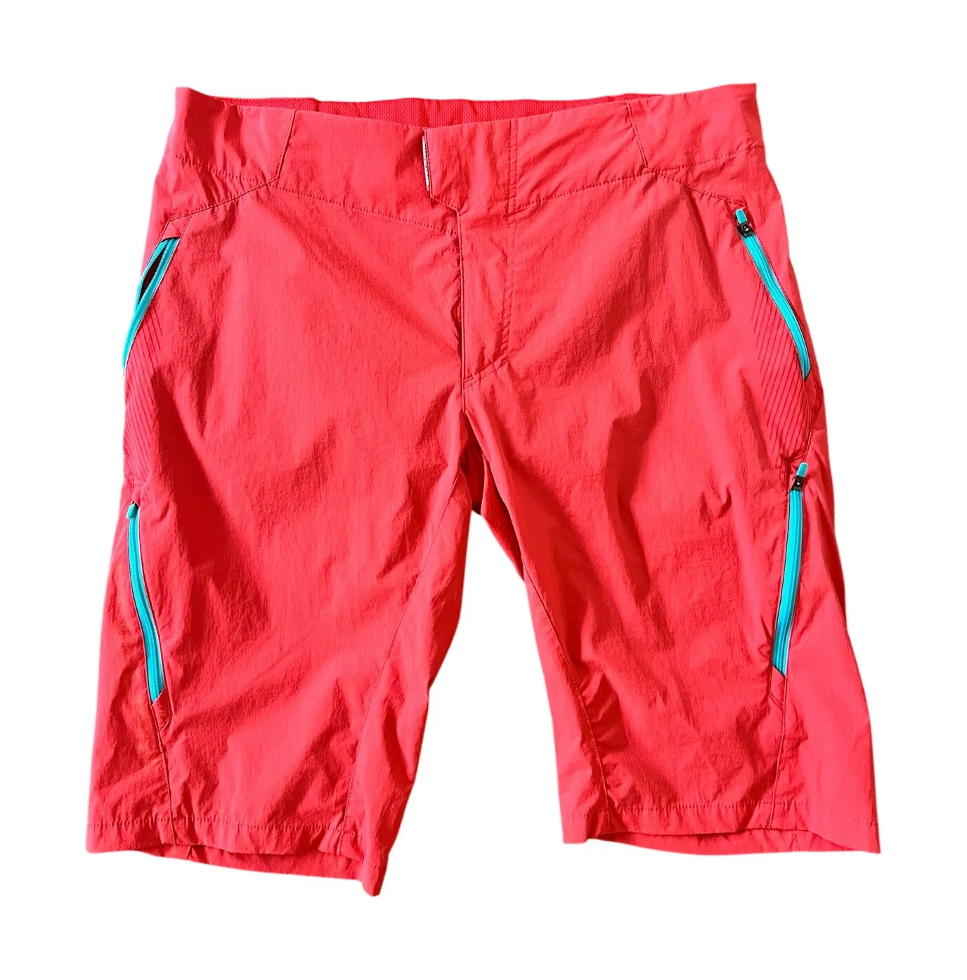 Endura Womens Singletrack lite short 2 racing shorts Red adjustable waist Large - Image 1