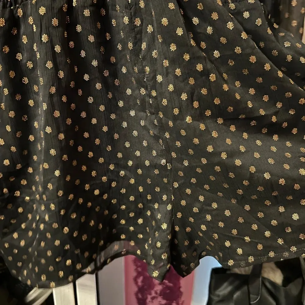 LULUS CALLED FOR A TOAST LONG SLEEVE METALLIC DOT ROMPER - Image 7