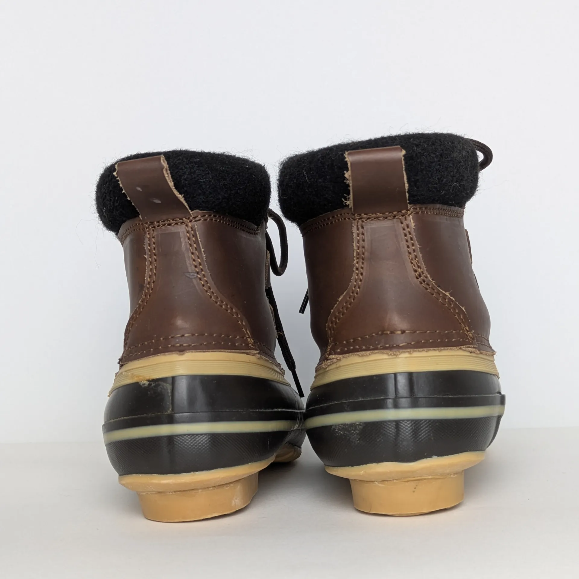 Natural Reflections Brown and Black Insulated Snow Boots Womens 7 - Image 4