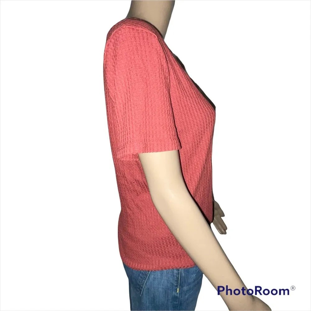 Paper Crane waffle knit waist tie tee - Image 4