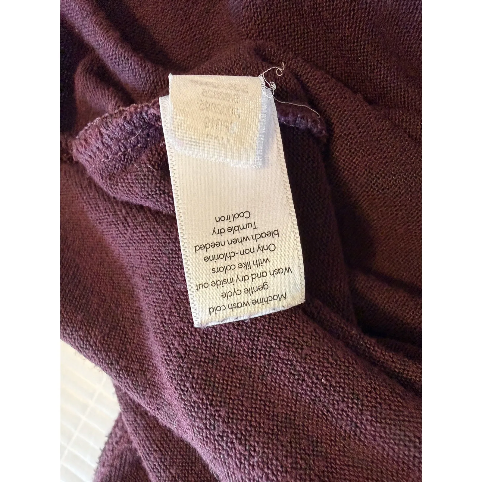 Athleta Lombard Sweater Auberge‎ Lightweight Womens Small Top Athleisiure Maroon - Image 7