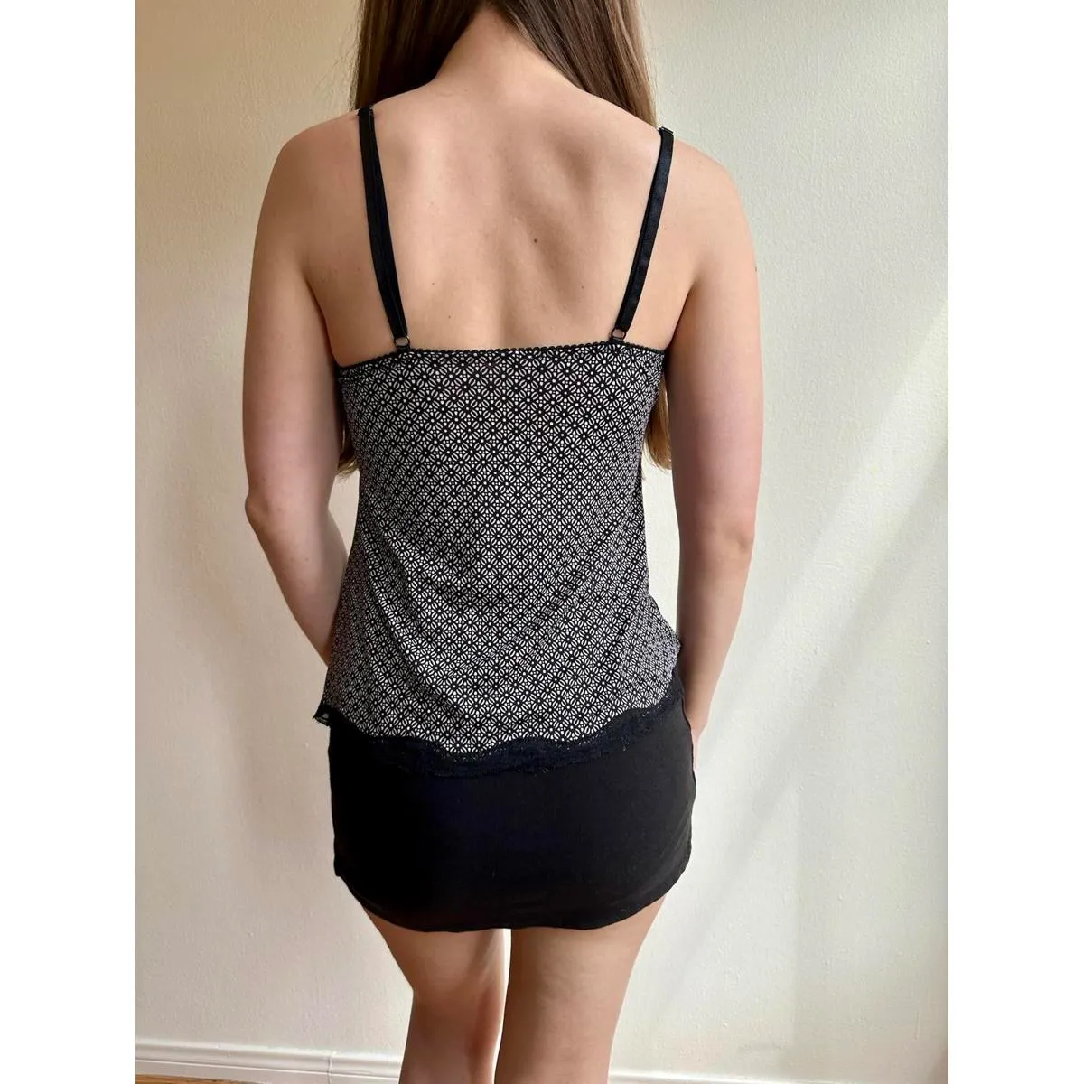 Marilyn Monroe Polka Dot Stretchy Lace Cami Top - Image 4