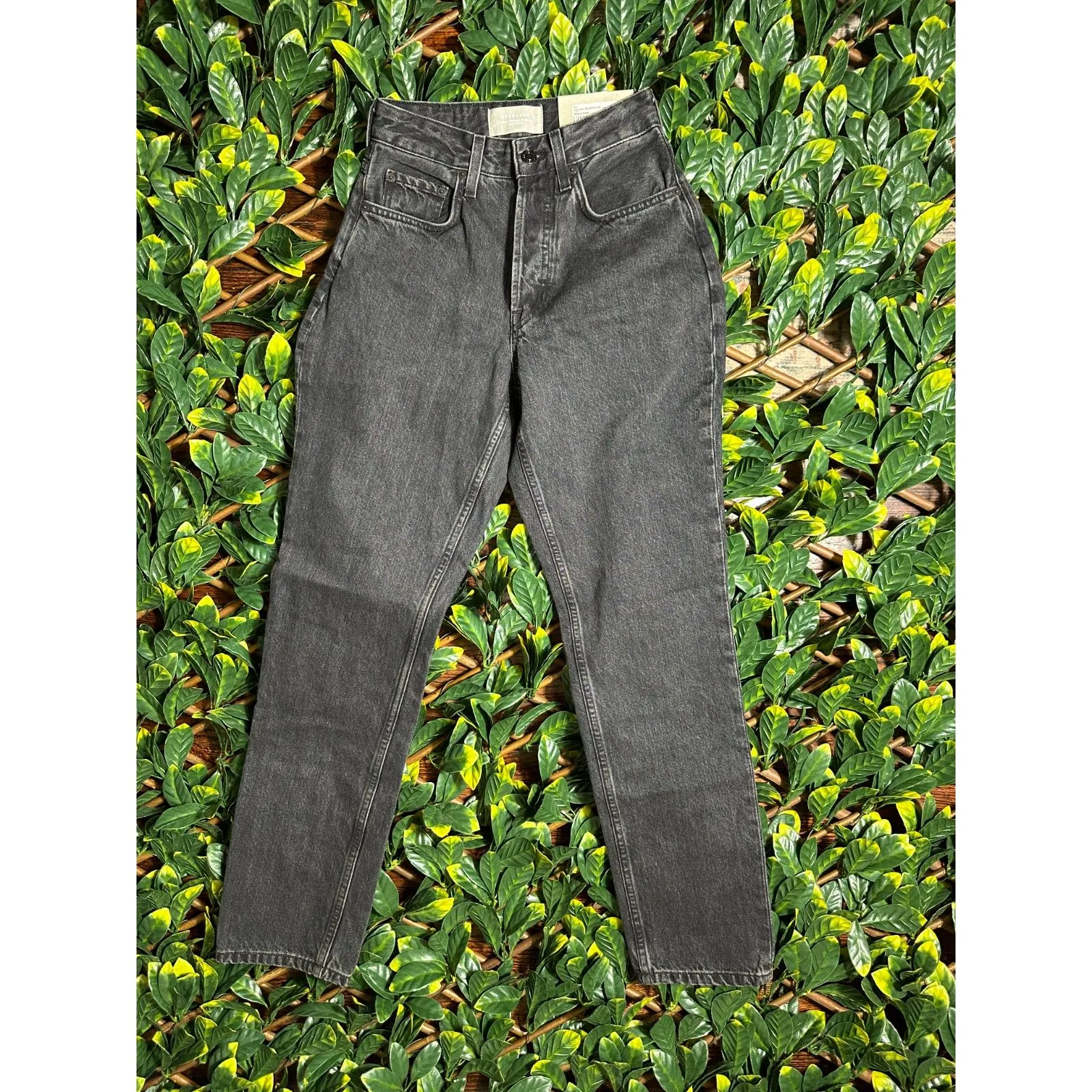 Everlane The Curvy '90s Cheeky Jean in Black Size 25 NWT - Image 5