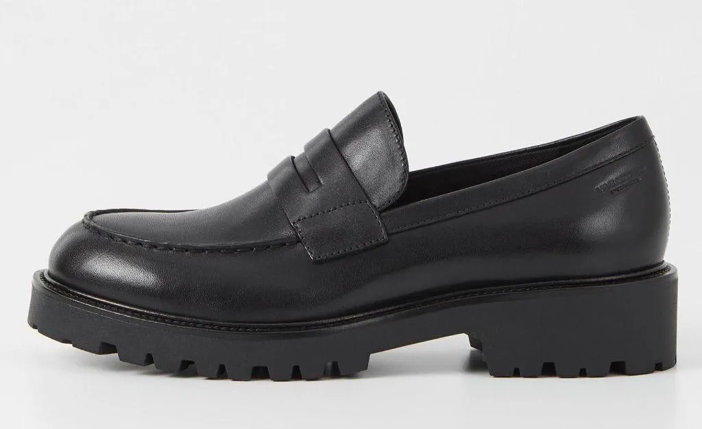 Vagabond Shoemakers Kenova Black Leather Loafers size 39 - Image 16