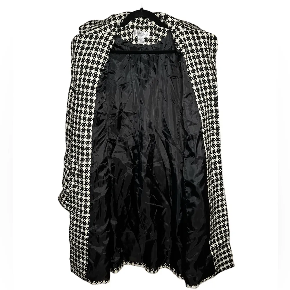 Vintage Judith Hart Collection Overcoat Black Size 14 - Image 3