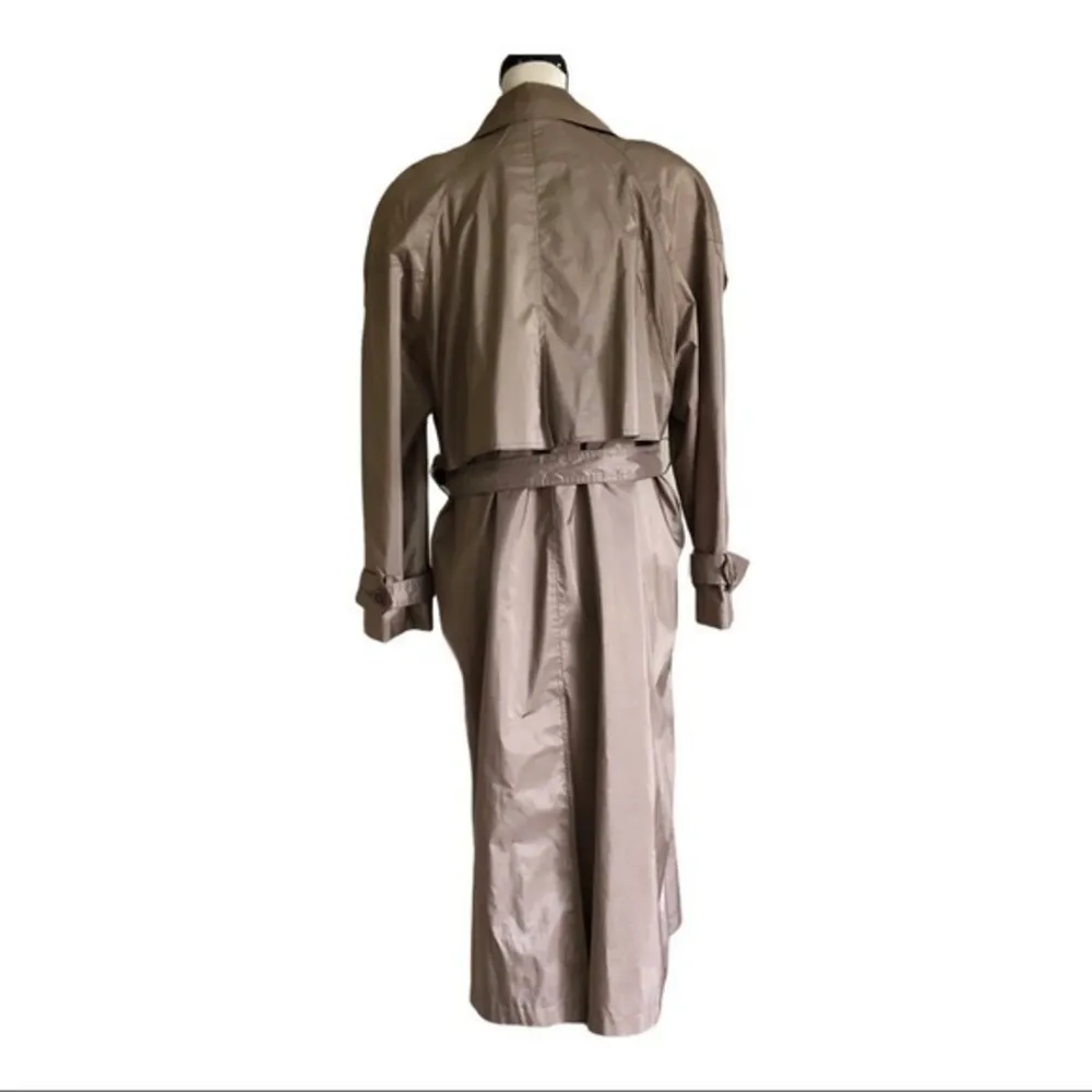 Vintage Otello Pelle Lightweight Trench Co… Tan Size undefined - Image 5