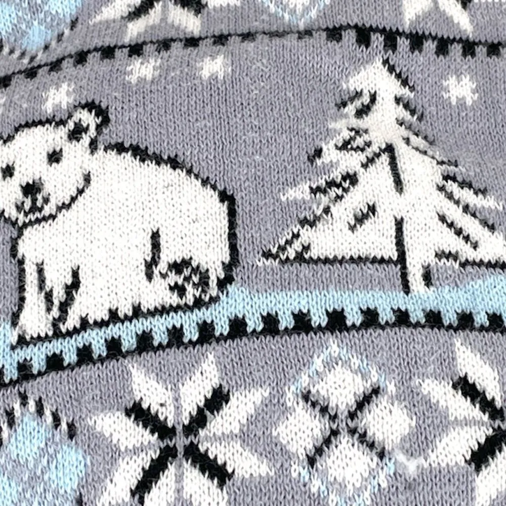 Vera Bradley Beary Merry Cozy Booties, Gray, Medium 7-8 - Image 5