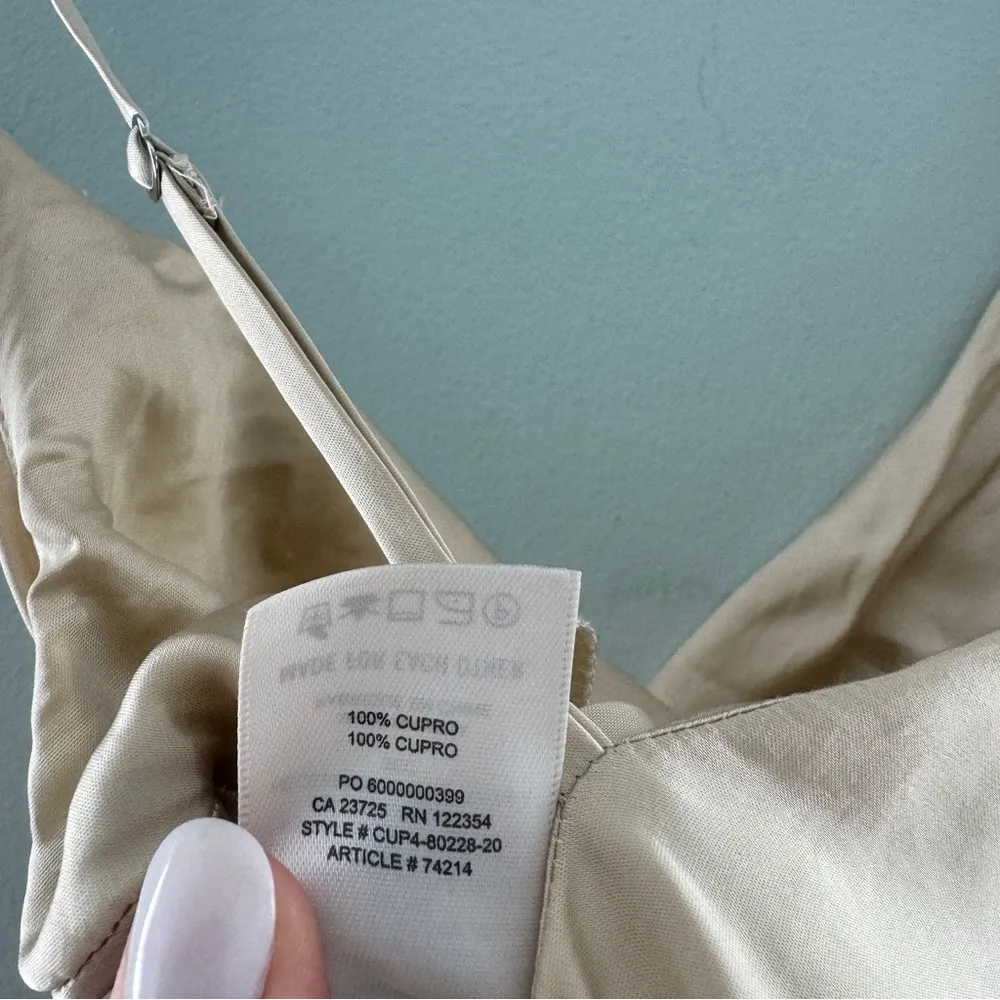 Aritzia Wilfred Only Ruched Slip Dress - Image 11