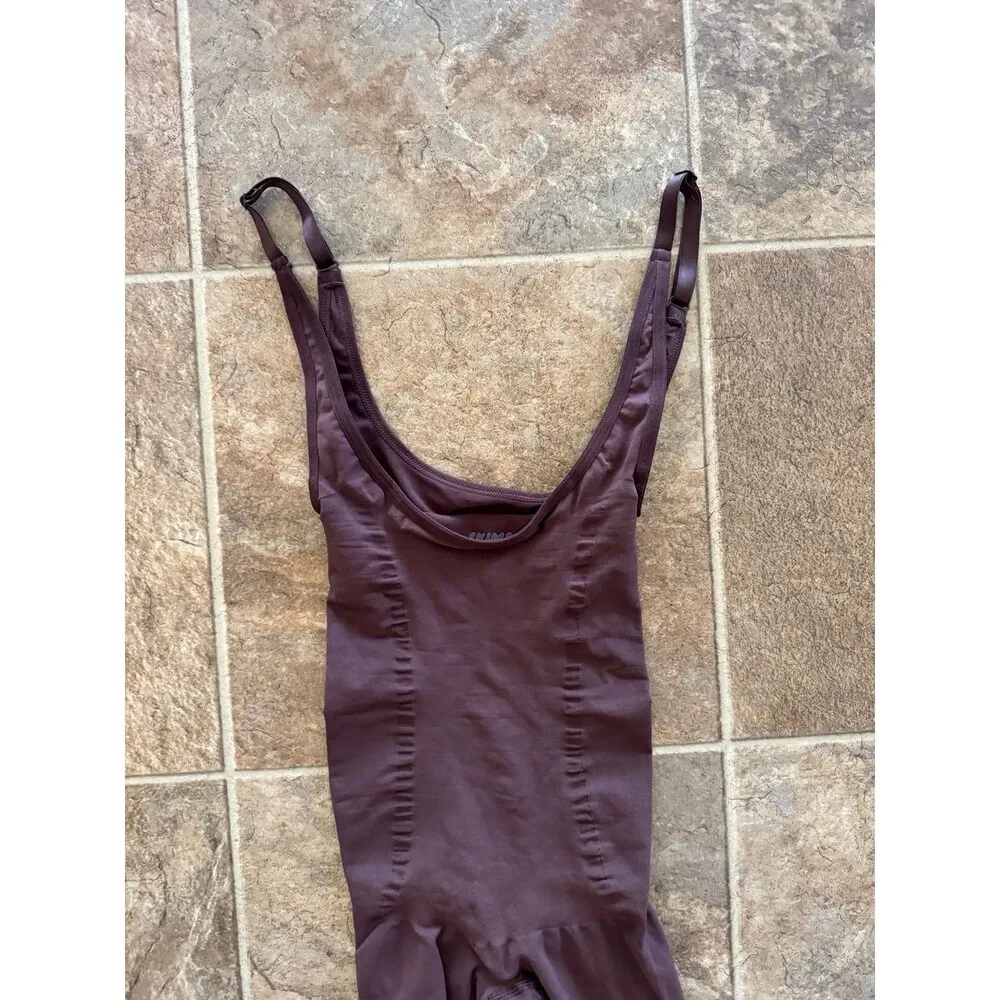 Skims Seamless Sculpt Mid Thigh Bodysuit Cocoa Size XXS/XS - Image 3