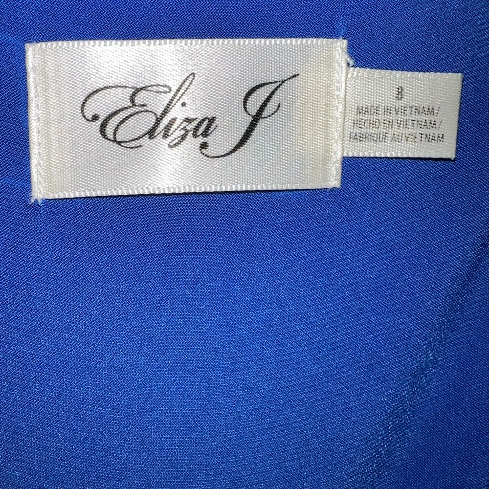 Eliza J Faux Wrap Jersey Dress size 8 - Image 3