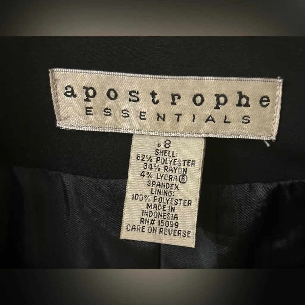 Apostrophe Long Black Blazer | Light Jacket - Image 4