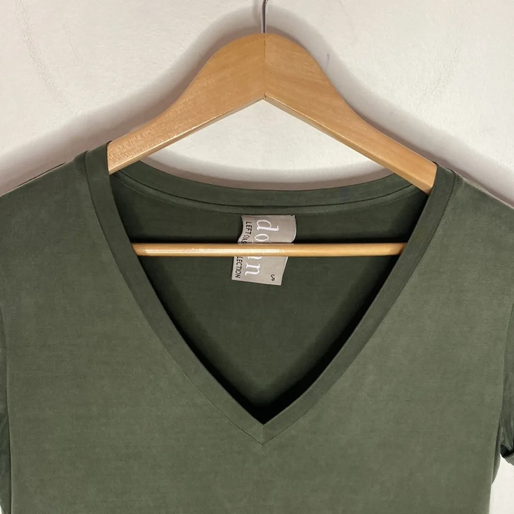 Anthro Dolan Left Coast Horizon colorblock dress in green and black combo sz S - Image 5