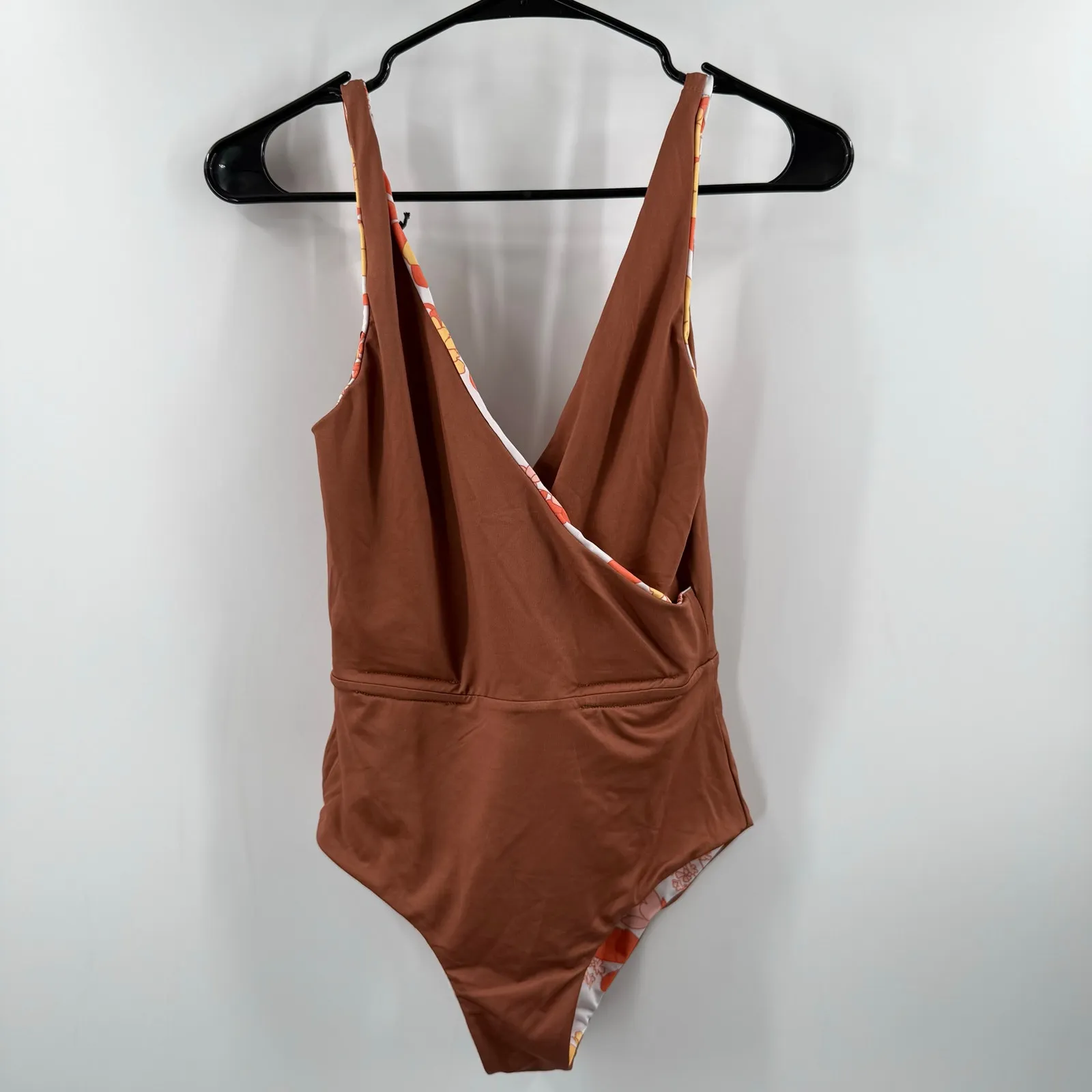 CHASER Swimsuit SZ Small One Piece NWT 70’s Retro Style Floral Print Hippie Boho - Image 6