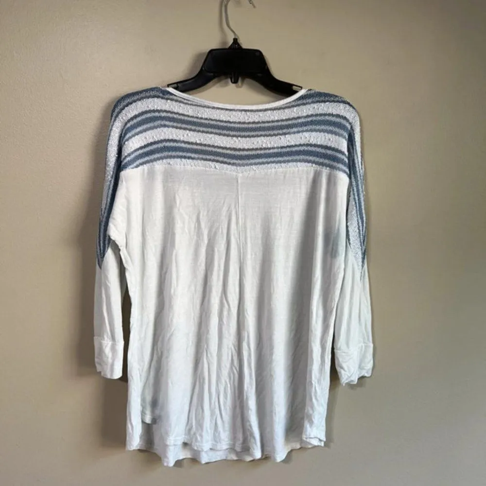 Mai soli small white and blue top - Image 4