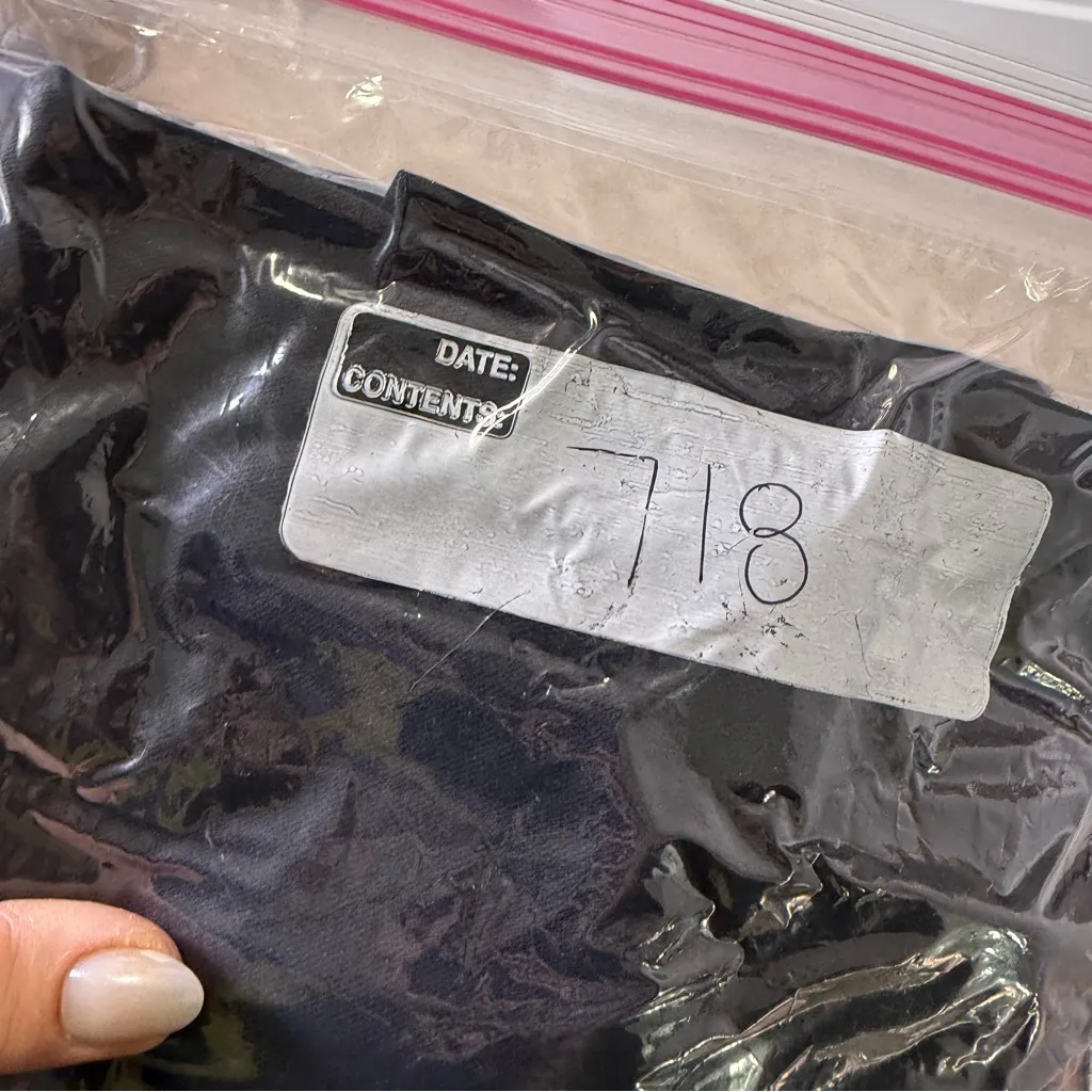 GAP Easy Fit Pull On Tie Waist Twill Pant Relaxed Straight Fit Black Casual LT - Image 8