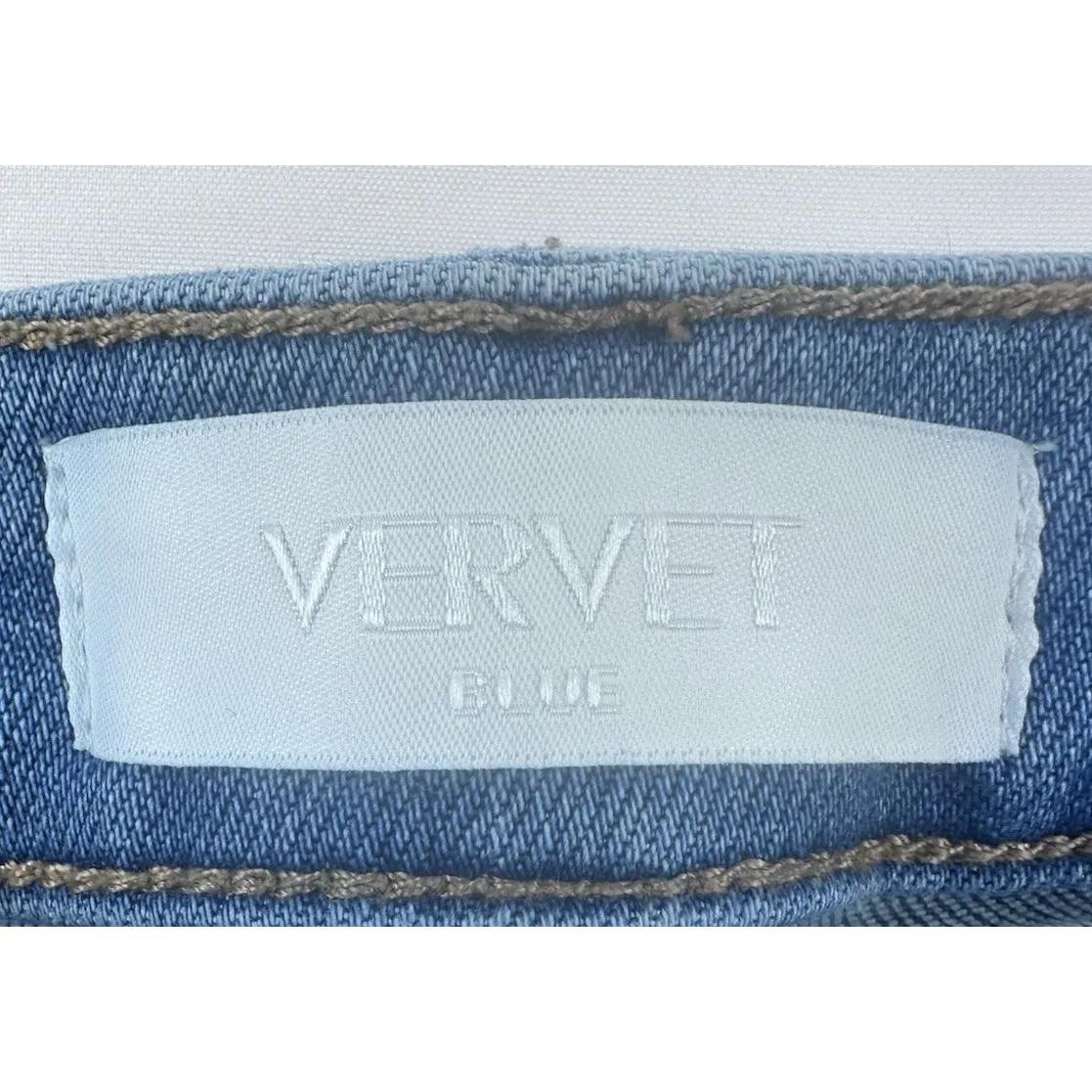 Vervet High Rise Wide Leg Jeans Women's Size 27 Blue Preppy Stretch Comfort - Image 3