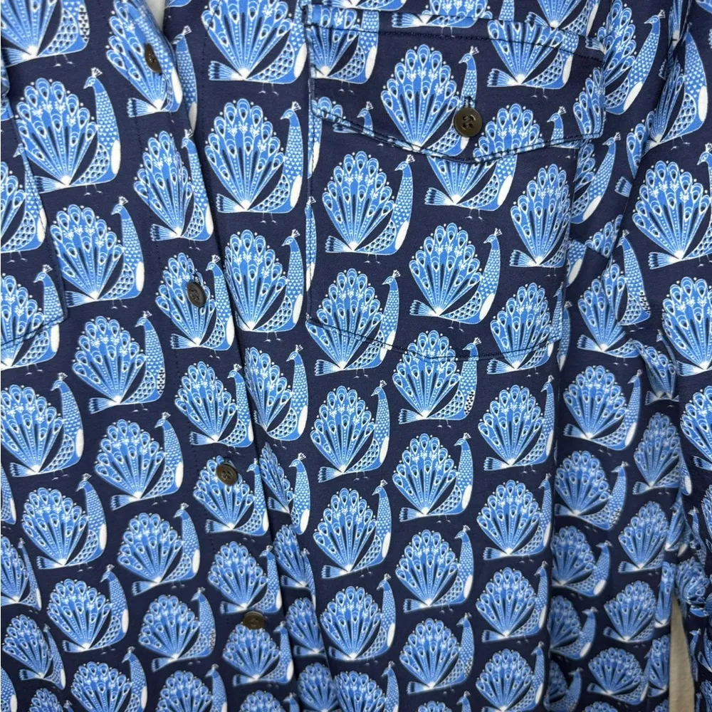 J. McLaughlin Catalina peacock dress size L - Image 3