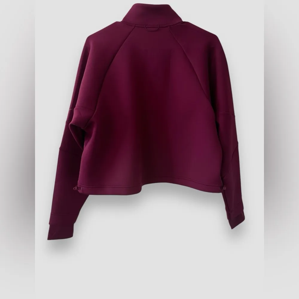 Nike Dri-FIT Prima Women's 1/2-Zip Training Top Size Medium Plum Pullover NWT - Image 9