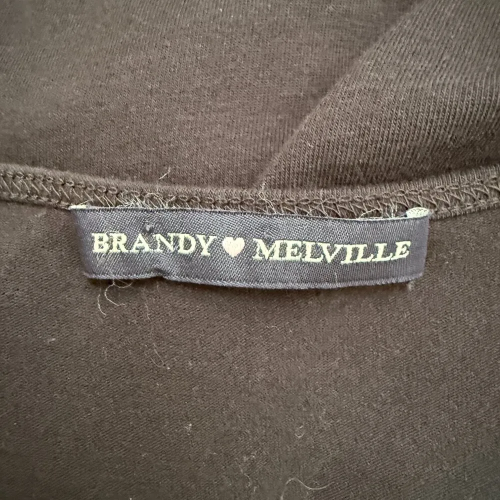 Brandy Melville Kyran Side Stripe Mini Dress Womens One Size Black Sporty Y2K - Image 11