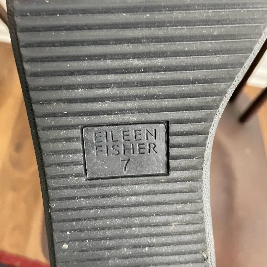 Eileen Fisher Gaze Tumbled Nubuck High-Top Sneaker Black 7 - Image 8