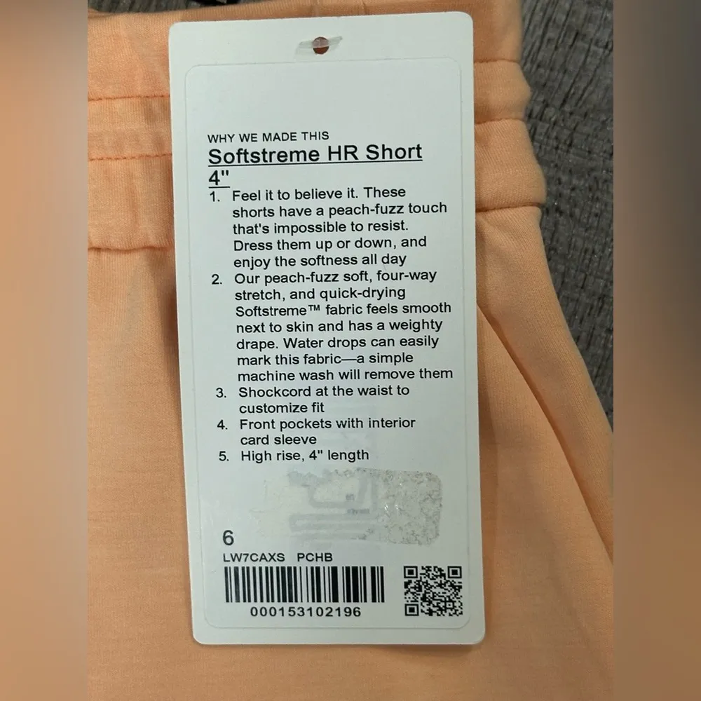 NEW Lululemon Softstreme High-Rise Short 4" - Image 3