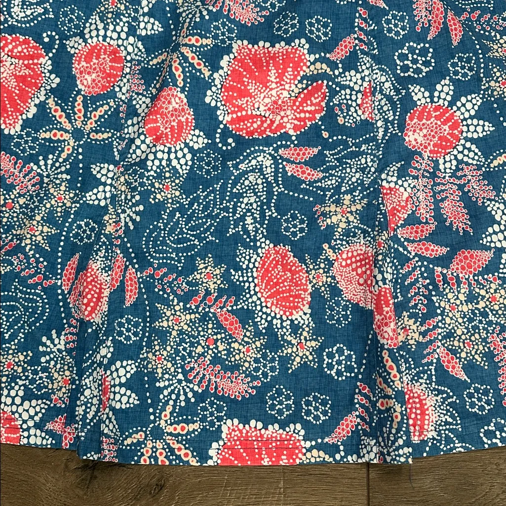 RipSkirt Hawaii 19.75" Floral Wrap Swim Coverup Skirt Pink Blue Size XXL - Image 5