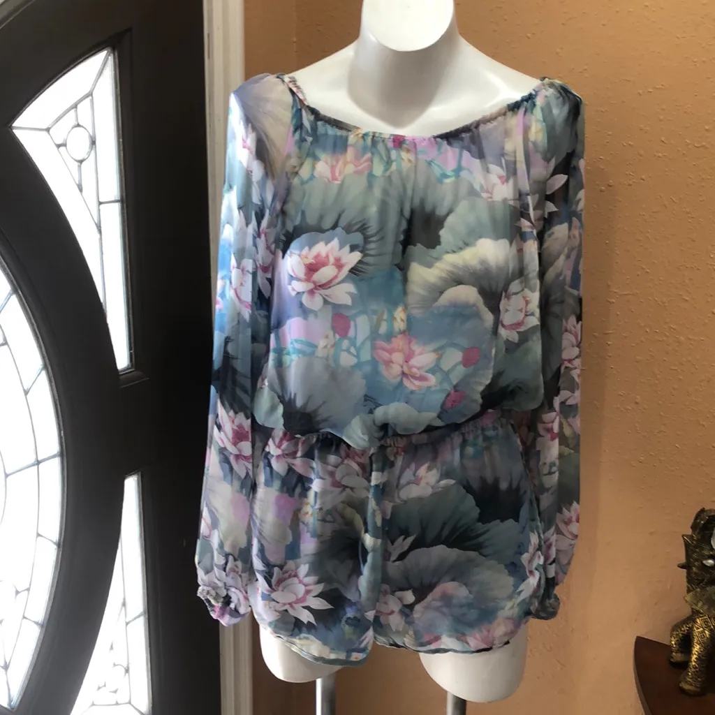 Show me your mumu SMYM Rainey Mini Romper in Water Lily - Image 2