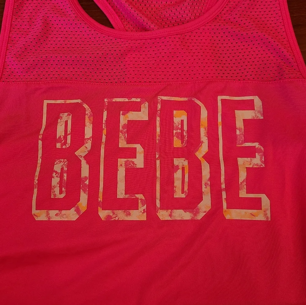 Bebe Sports Tank w/ Tie Dye Logo Medium - Image 5