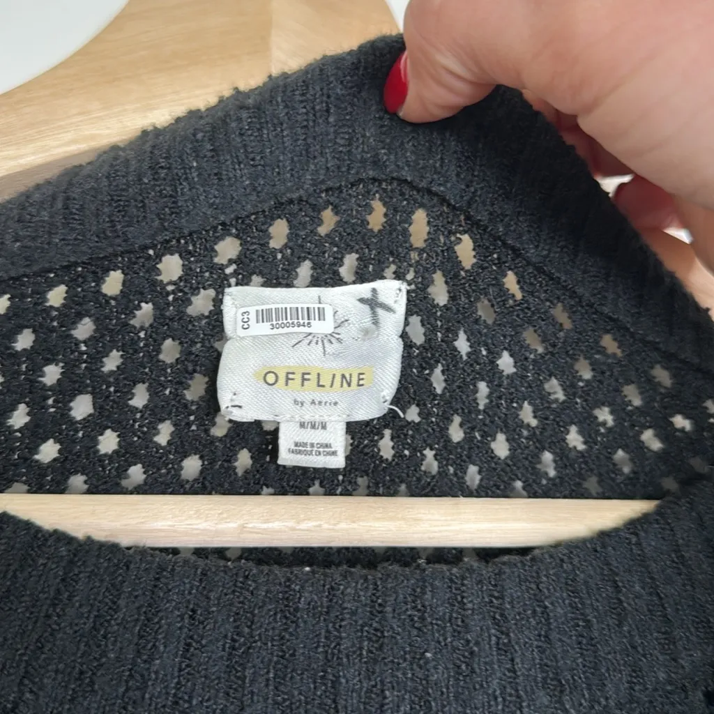 Aerie Offline open knit sweater - Image 6