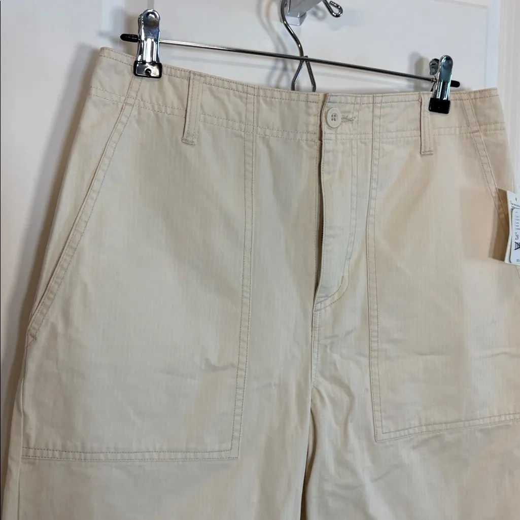 free people brixton vancouver pant in dove size 28 NWT White - Image 5
