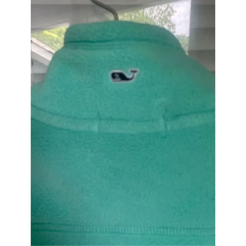 Vineyard Vines Mint Green Fleece Vest Size S - Image 6