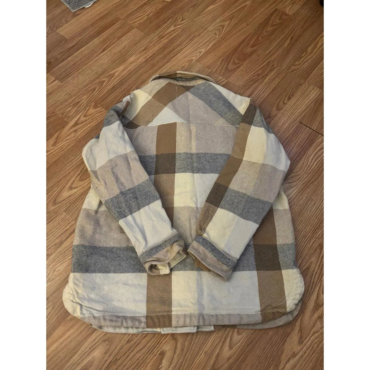 Lucky Brand Plaid Shacket Size XS - Image 10