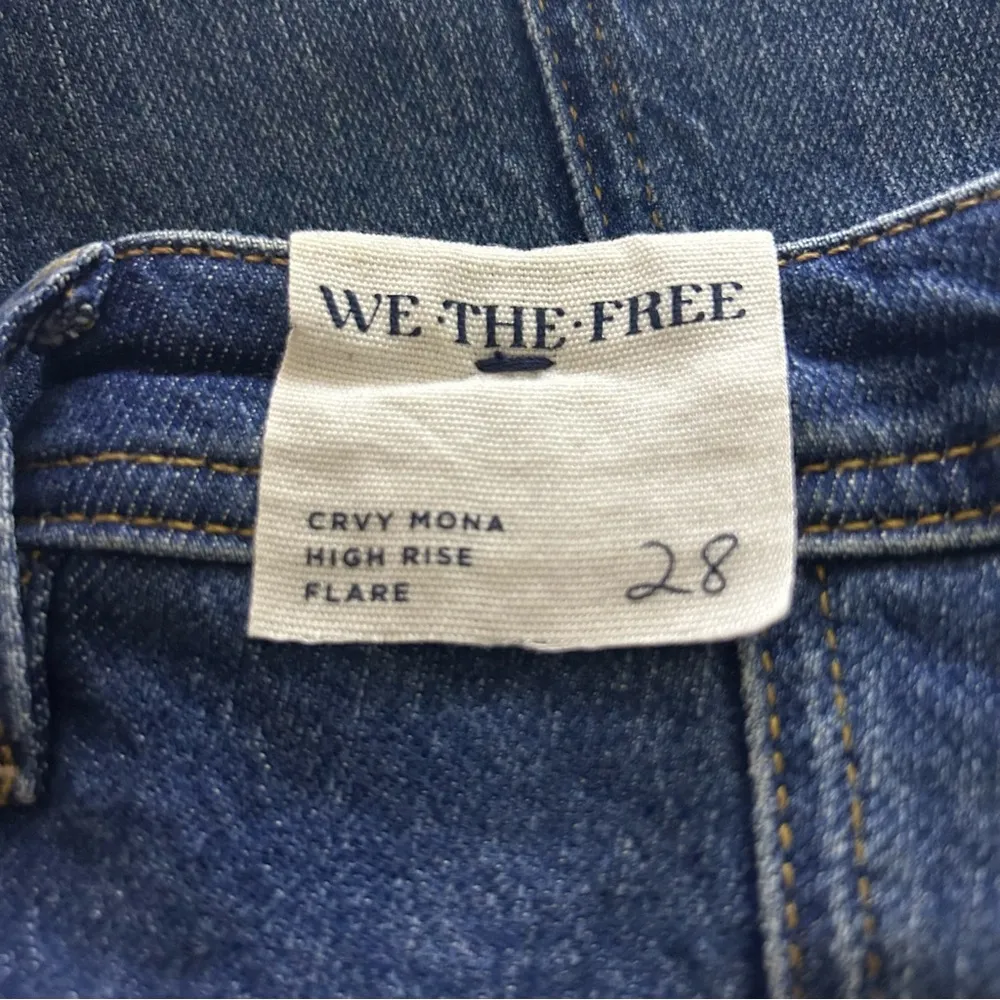Free People We The Free CRVY Mona High Rise Flare Jeans Sz.28 NWT - Image 5