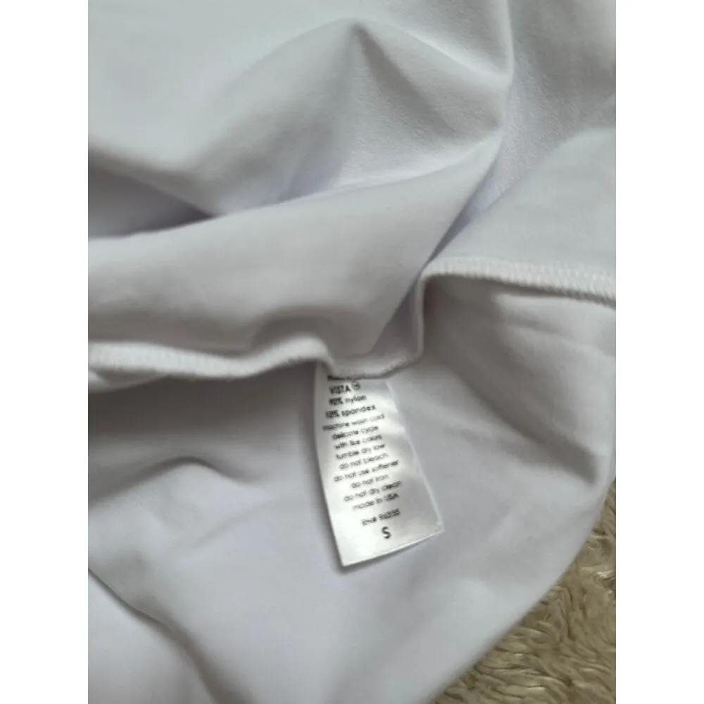 NWT Revolve Susana Monaco S Square Neck Minidress Sugar White - Sporty - Tennis - Image 3